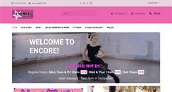 Desktop Screenshot of encorenjdancewear.com